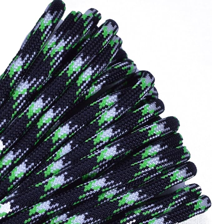 BORED? PARACORD! 550 lb Paracord – Ideal for Crafting, DIY Projects, Camping, Military & Active Outdoors – 300+ Colors – Tactical Parachute Cord Type III – Strong - Mondo 50 Feet