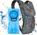 Rave Hydration Pack, Hydration Backpack with 2L Hydration Bladder, Festival Essential Water Backpack for Hiking, Running, Cycling, and Music Festivals