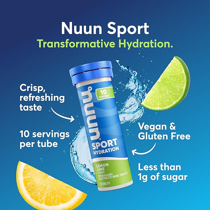 Nuun Hydration Electrolyte Tablets - Sodium, Potassium, Chloride, Calcium, Magnesium, 1g & 0g Sugar Drink Mix Vegan,Gluten Free, Non-GMO Complete Pack, Mixed Flavors,40 Count(Pack of 2)