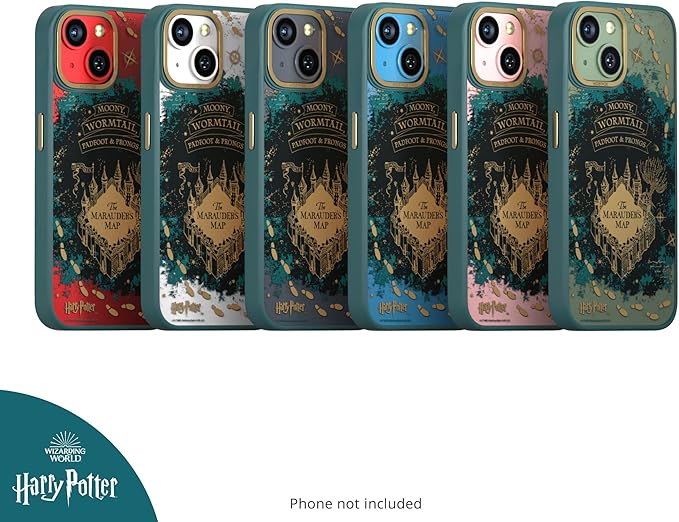 MobyFox Harry Potter Marauder's Map Phone Case - Officially Licensed, Compatible with iPhone 13 Mini