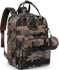 RUVALINO Diaper Bag Backpack, Multifunction Travel Back Pack Maternity Baby Changing Bags, Large Capacity, Waterproof and Stylish, Green Camo