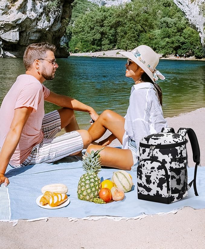 Cooler Backpack, 22L Waterproof Soft Backpack Coolers Leak Proof Beach Backpack Insulated Picnic Lunch Bag for Fishing Camping,Beach,Hiking,Travel