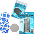 Underwater Pool Repair kit for Frame Set and Ultra Frame Pool | Vinyl Glue and Reinforced Patch Material to Match Your Pool | Grey and White Pool Liner Patch kit