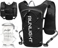 Runlight Running Vest for Women Men Lightweight Hydration Backpack Pack with 1.5L Water Bladder Bag Hydro Daypack for Hiking,Trail,Skiing,Camping,Cycling,Race,Marathon