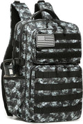 Wotony Military Tactical Backpack for Men Waterproof Daypack 3 Day Assault Pack Molle Bag with Water Bottle Holder