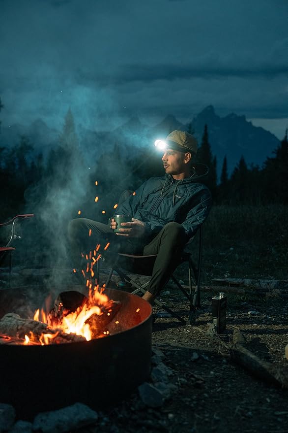 Princeton Tec Byte LED Headlamp Lightweight Compact Durable Hands-Free Lighting with White and Red Beam Options for Hiking, Backpacking, Camping, Running, and Safety Preparedness - Black