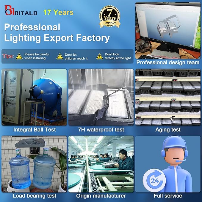 75000LM Dimmable Led Stadium Flood Light 3000W Equivalent Super Bright 0-500w Led Arena Lights 100-277v 5000k Yoke Mount Ip66 Waterproof Outdoor Wall Light Commercial for,Yard,Barn,Court