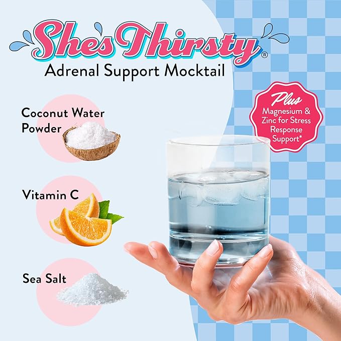Legendairy Milk She’s Thirsty Retro Pop, No Sugar Added Electrolytes Powder Packets–Coconut Water Mix for Women, Instant Hydration Packets, Immune Support, Pregnancy Safe, 18 Ct