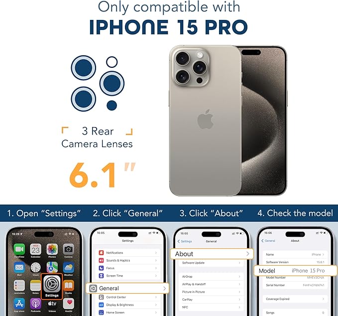TIESZEN for iPhone 15 Pro Case, Compatible with MagSafe, Built-in Privacy Screen Protector and Camera Protection, Anti Spy Full Body Dustproof Shockproof Hard Phone Case 6.1", Transparent