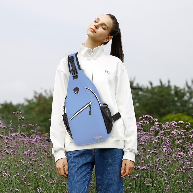 MOSISO Sling Backpack, Multipurpose Crossbody Shoulder Bag Travel Hiking Daypack
