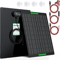 SUNER POWER Waterproof 30W 12V Solar Battery Charger & Maintainer PRO, Built-in UltraSmart MPPT Charge Controller, 12 Volt Solar Panel Trickle Charging Kits for Car Automotive Boat Marine RV Trailer