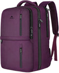 MATEIN Travel Backpack for Women, Extra Large 40L Carry on Backpack, Water Resistant College Bag Computer Bag Gifts for Women & Men Fits 17.3 Inch Laptop, Purple