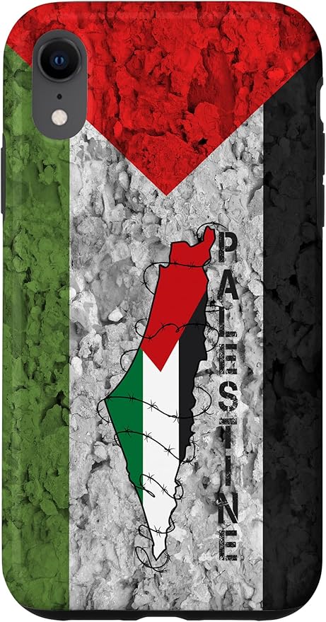 Kufiya PALESTINE Keffiyeh flag, Palestinian Map pattern Case for iPhone XR