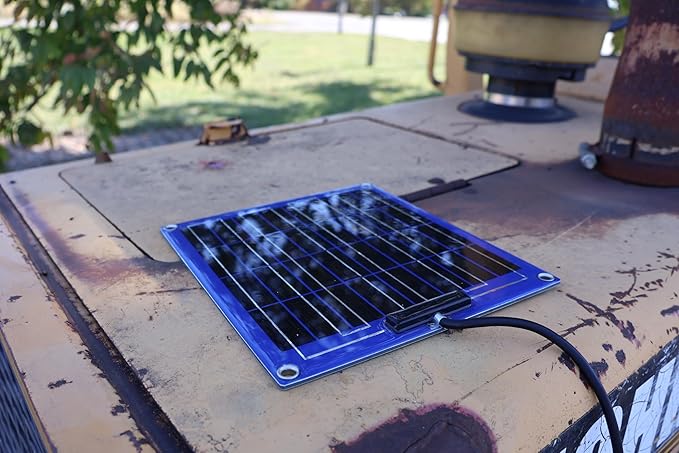 PulseTech SolarPulse SP-12 Solar Battery Charger Maintainer, 12 Watt, Blue