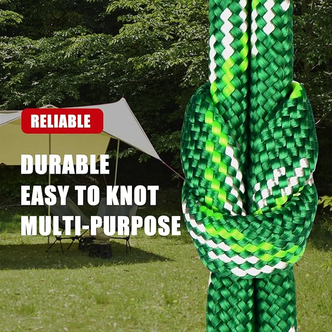 WEREWOLVES 650lb Paracord/Parachute Cord - 9 Strand Paracord Rope - 100', 200' Spools of Parachute Cord, Type III Paracord for Camping, Survival