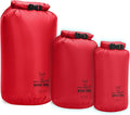Wise Owl Outfitters Waterproof Dry Bag 3-Pack – Lightweight & Airtight 5L/10L/20L Small & Large Dry Bags for Kayaking, Beach, Travel, Boating, Hiking