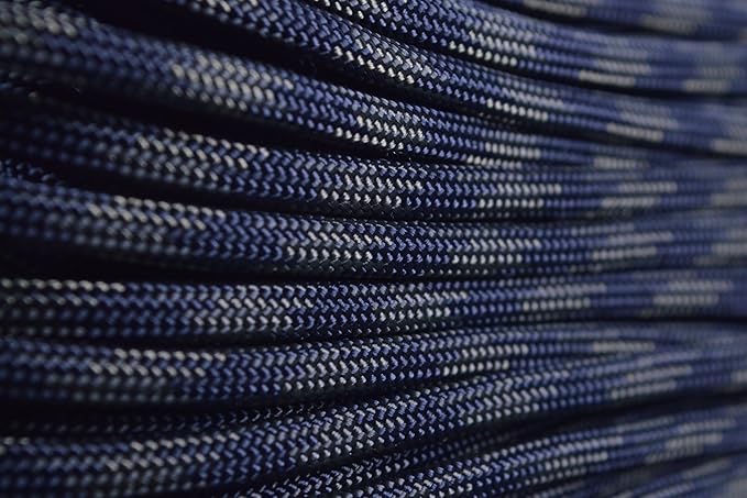 BORED? PARACORD! 550 lb Paracord – Ideal for Crafting, DIY Projects, Camping, Military & Active Outdoors – 300+ Colors – Tactical Parachute Cord Type III – Strong - Camo Dark Camo 50 Feet
