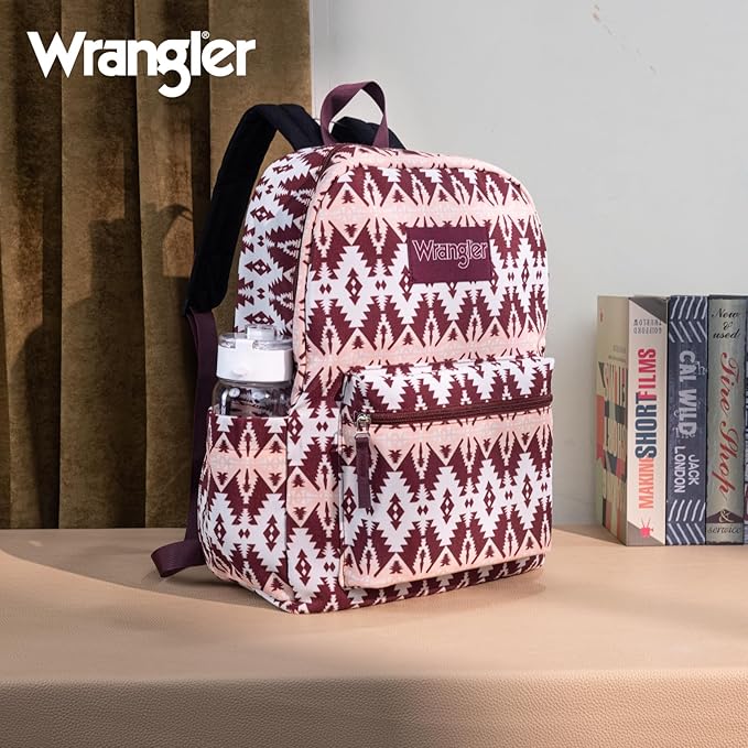 Montana West Wrangler Lightweight Backpack for Women Water Resistant 800D Casual Daypack for College, Commute, Travel & Gym
