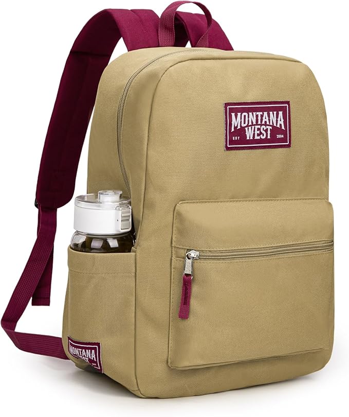 Montana West Backpack for Women Men 2 PCS Lightweight College Bookbags Casual Daypack Backpacks for Commute & Travel