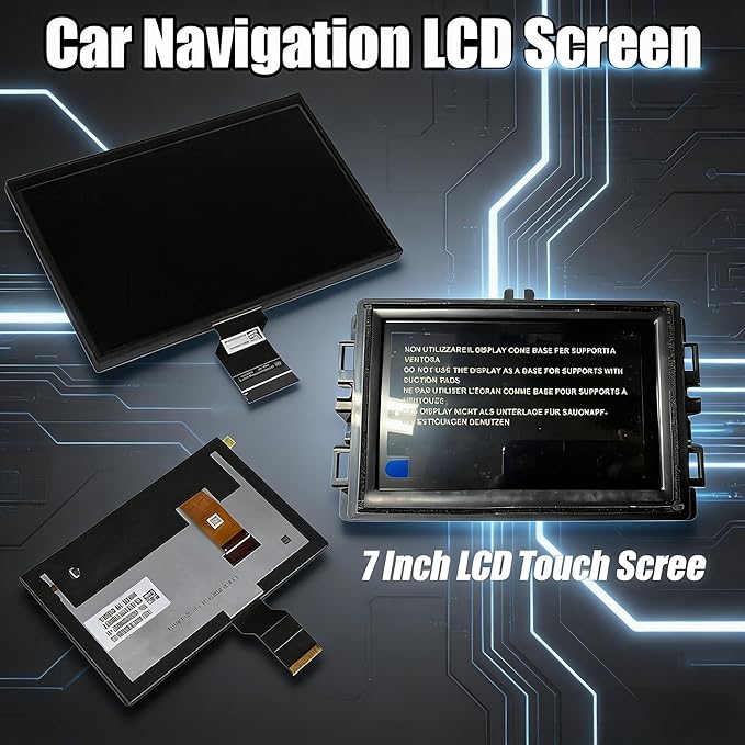 7" Uconnect Screen Replacement LCD Display for Jeep Compass Renegade 2017-2021 TDO-WXGA0700K00057-V1 TDO-WXGA0700K00033-V2 Without Bracket