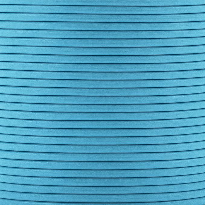 Mandala Crafts Round Genuine Turquoise Leather Cord for Jewelry Making – 1mm Cowhide Leather Rope String Lace for Kumihimo – 20 Yards Cowhide Craft Cording Spool