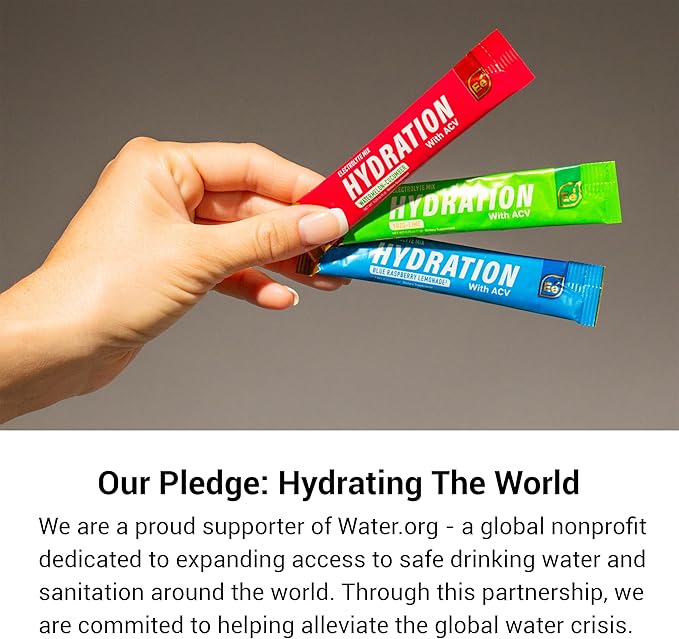 Essential Elements® Hydration Packets - Variety Pack - Electrolytes Powder No Sugar - Electrolyte Drink Mix - Superior Hydration with ACV & Vitamin C - 48 Stick Packs
