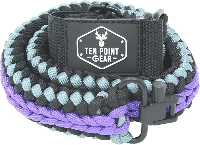 Extra Wide Gun Sling Paracord 550 Adjustable w/Swivels (Multiple Color Options)