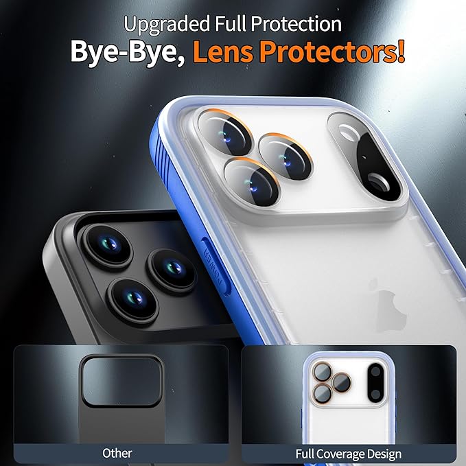 Cozycase TOP Military Protective IP68 Waterproof Case for iPhone 17 Pro Heavy Duty 360 Shockproof Full Body with Screen Camera Protector Double Dustproof Hard Tough 17Pro Front Back Cover