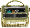 KastKing BaitSpace Line Management Bag, Fishing Line Storage Bag with Water Resistant Nylon, Clear View Window, Removable Divider, Tangle-free Leader Line Holder
