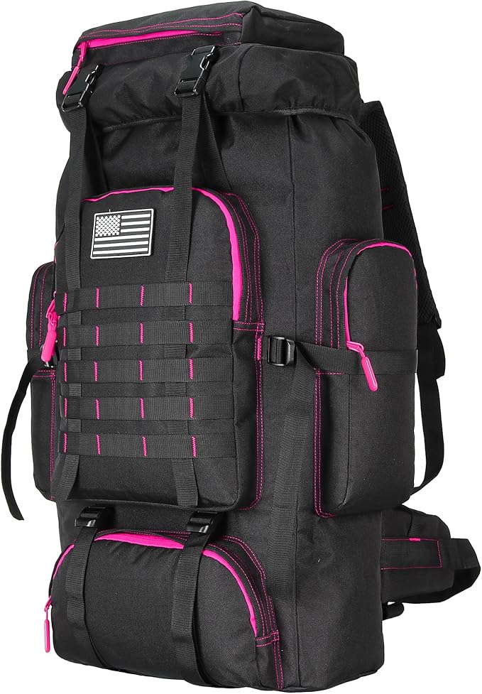 Hiking Backpack for Men 70L/100L Camping Backpack Military Rucksack Molle 3 Days Assault Pack for Climbing | Camping Backpack, 3 Days Assault Pack, for Climbing
