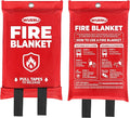 Emergency Fire Blanket, Fire Blanket for Home and Kitchen,40" x 40",2 Pack