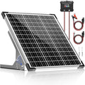 Voltset 50W Solar Panel Kit, 12V Solar Battery Trickle Charger Maintainer + 10A MPPT Charge Controller + Adjustable Mount Bracket,Waterproof Solar Panel Battery Charger for Car Boat Marine RV Roof