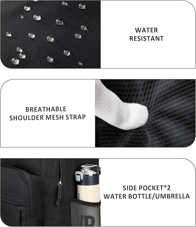 abshoo Classical Basic Travel Backpack For School Water Resistant Bookbag | For School, For School
