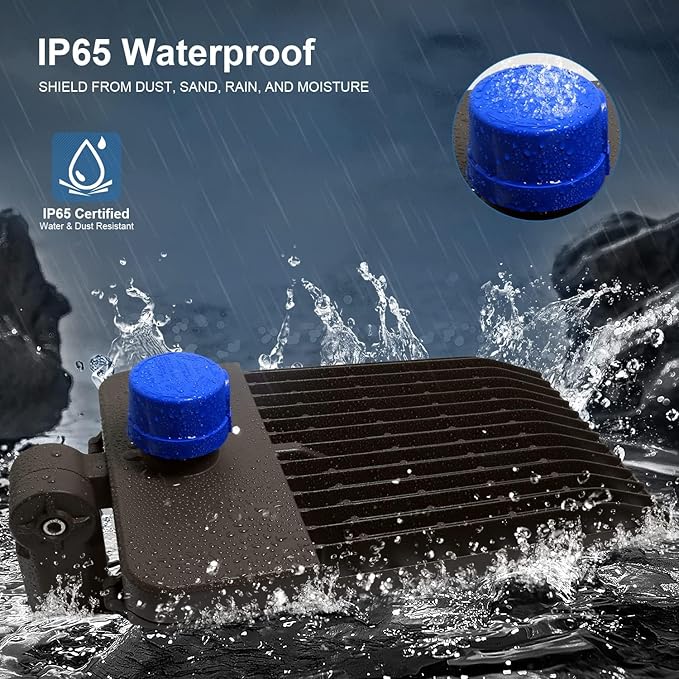 300W LED Parking Lot Light Outdoor 45000LM Bright Dusk to Dawn FloodLights for Street 5500K 100-277V Commercial Security IP65 Waterproof Exterior Lighting Yard Driveway Garage Park 3 Pack