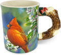 Rivers Edge Products 3D Ceramic Coffee Mug with Handle, 15 Ounces, Espresso Cups and Coffee Cups Ceramic, Perfect for Coffee, Expresso, Latte, or Tea