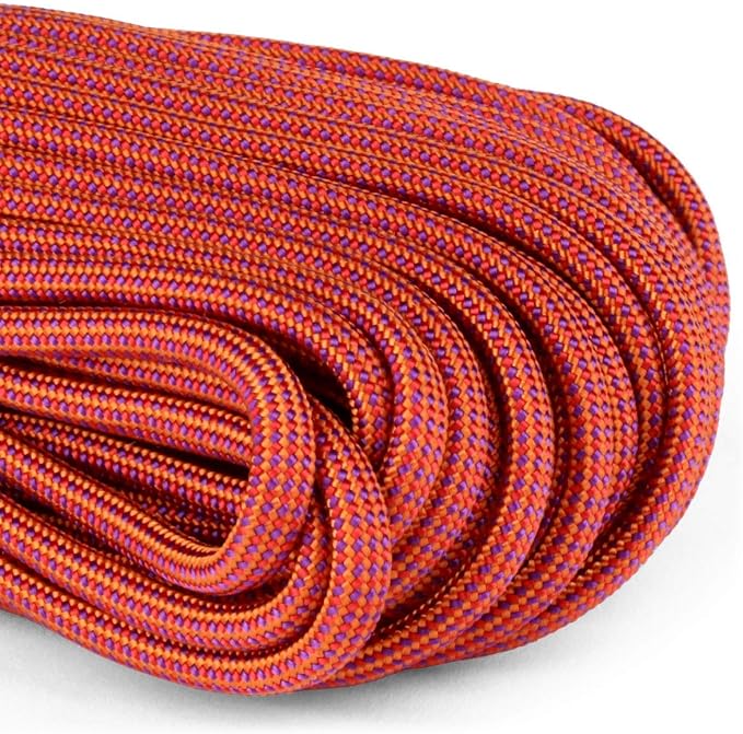 Atwood Rope MFG Color Changing 550 Paracord 100 Feet 7-Strand Core Nylon Parachute Cord Outside Survival Gear Made in USA | Lanyards, Bracelets, Handle Wraps, Keychain