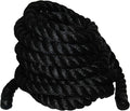 T.W Evans Cordage 106430 1-1/2 Inch x 30-Feet Black Poly Training Rope
