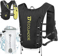 BECOJADDE Running Vest Hydration Backpack for Men Women, 5L Lightweight Running Backpack Hydration Pack for Marathon, Trail, Cycling, Hiking, Jogging