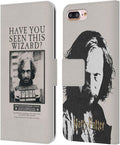 Head Case Designs Officially Licensed Harry Potter Sirius Black Poster Prisoner of Azkaban II Leather Wallet Case Compatible with Apple iPhone 7 Plus/iPhone 8 Plus