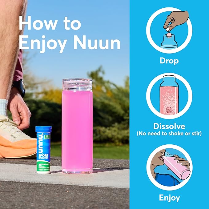 Nuun, Electrolyte Drink Tabs Tri Berry, 8 Count, 1.9 Ounce