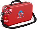 500 Pcs First Aid Kit for Travel/Camping/Businesses/Home/Car, Waterproof Emergency Kit for Hiking, Sports, Truck, Office, Vehicle & Outdoor Emergency Supplies, Well-Organized Home Travel Essentials