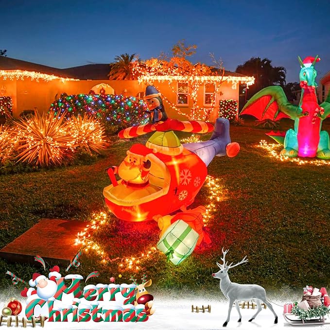 JMEXSUSS 33ft 100 LED Orange Christmas Lights, Battery Operated Christmas Lights, Orange String Lights with Remote Indoor Outdoor Waterproof for Fall Xmas Decorations