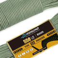 Paracord 550 lb, 7 Strand Paracord Rope 100ft 4mm, Nylon Parachute Cord for Camping, Olive Green