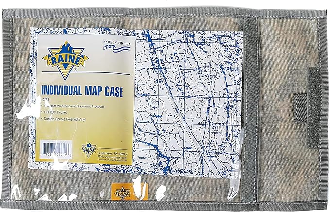 Secure Seal Individual Map Case - Fits BDU Pockets- 7"x9" Viewing Area