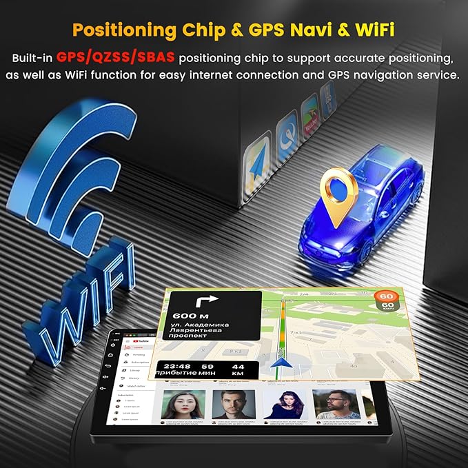 [HiFi] Hikity Android 15 Car Stereo for Jeep Patriot Compass 2010-2016, 10.1'' Touchscreen Compass Radio Wireless CarPlay Android Auto Mirror Link, Bluetooth Audio FM Radio 5G WiFi/EQ GPS Backup Cam