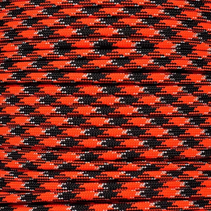 Paracord Planet Nylon 550lb Type III 7 Strand Paracord - Made in The U.S.A - Strong and Durable