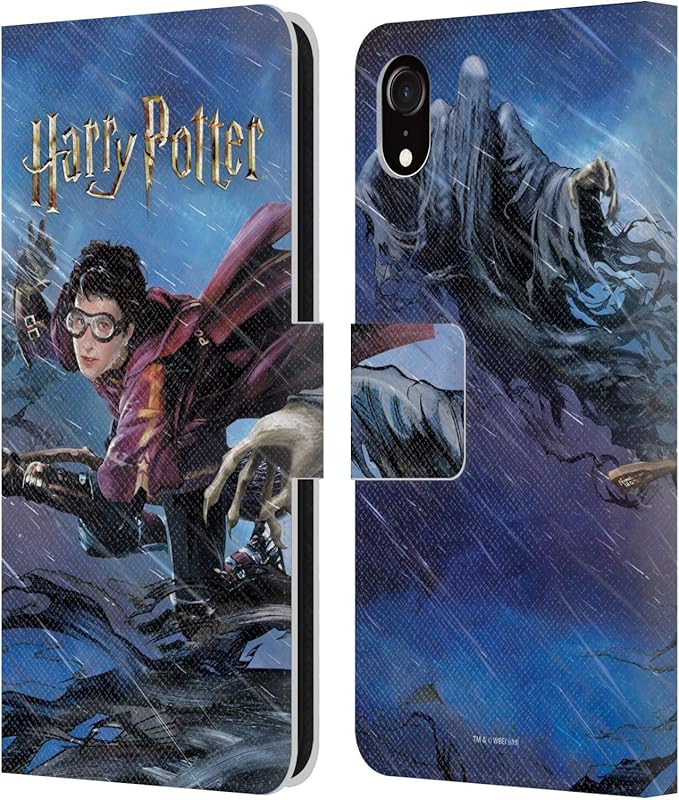 Head Case Designs Officially Licensed Harry Potter Quidditch 1 Prisoner of Azkaban II Leather Wallet Case Compatible with Apple iPhone XR