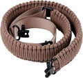 VVAAGG Two-Point Paracord Rifle Sling with Swivels, Non-Slip Gun Sling with Adjustable Length Strap