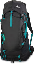 High Sierra Pathway 2.0 Backpack with Hydration Storage Sleeve, for Hiking, Biking, Camping, Traveling, Black, 75L
