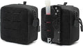 2 Pack Mini Tactical Molle Compact Ammo Pouch - General Purpose Admin Pouches Small Admin Molle Pouches EDC Tool Utility Multi-Purpose Waist Belt Pouch